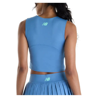 Women's NYC Tournament Tennis Tank Heron Blue,Apparel,New Balance,,,Tennis Express,WT62W4FU-HEBF26-4