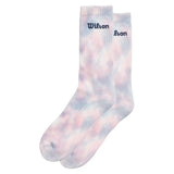 Unisex Crew Logo Tennis Socks Multicolor Ombre,Socks,Wilson,Multicolor Ombre,M,Tennis Express,WU00017Z019001-F26-1