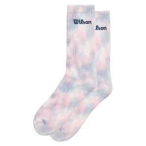 Unisex Crew Logo Tennis Socks Multicolor Ombre,Socks,Wilson,Multicolor Ombre,M,Tennis Express,WU00017Z019001-F26-1