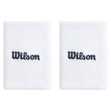 Unisex Wide Terry Tennis Wristbands,Accessories,Wilson,WTA Bright White/Navy,One Size,Tennis Express,WU00087511-wta-1