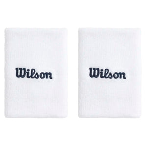 Unisex Wide Terry Tennis Wristbands,Accessories,Wilson,WTA Bright White/Navy,One Size,Tennis Express,WU00087511-wta-1