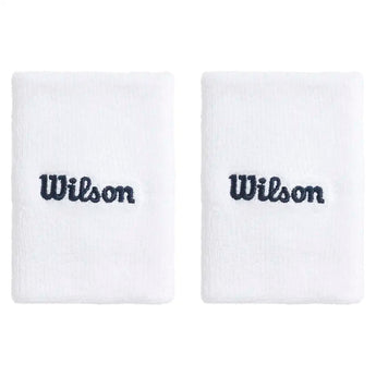 Unisex Wide Terry Tennis Wristbands,Accessories,Wilson,WTA Bright White/Navy,One Size,Tennis Express,WU00087511-wta-1