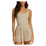 Women's Headliner Tennis Dress Safari-Apparel-Wilson-WW00159511DKC-S25-1-[Sku]-Tennis Express