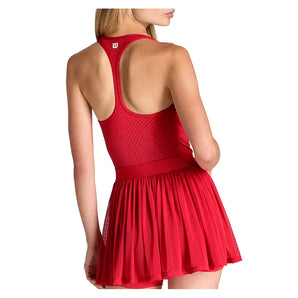 Women's Headliner Tennis Dress Varsity Red,Apparel,Wilson,,,Tennis Express,WW00159R044002-F26-4