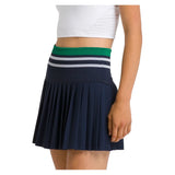 Women's Midtown Tennis Skort Classic Navy and Club Green-Apparel-Wilson-, [current_file_name-Tennis Express