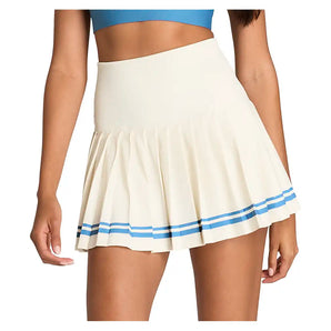 Women's Midtown Tennis Skort Sandrift and Ally Blue,Apparel,Wilson,Sandrift/Ally Blue,XS,Tennis Express,WW00160W002002-F26-3