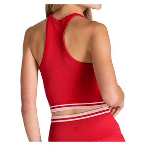 Women's On The Daily Tennis Brami Varsity Red,Apparel,Wilson,,,Tennis Express,WW00284R044001-F26-4