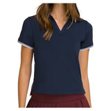 Women's Club Tennis Polo Classic Navy,Apparel,Wilson,Classic Navy,XS,Tennis Express,WW00306411DBC-F26-3