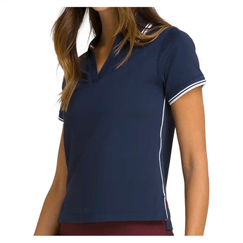 Women's Club Tennis Polo Classic Navy,Apparel,Wilson,,,Tennis Express,WW00306411DBC-F26-5