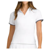 Women's Club Tennis Polo Bright White,Apparel,Wilson,Bright White,XS,Tennis Express,WW00306411WTA-F26-3