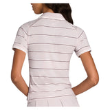 Women's Club Horizontal Stripe Tennis Polo Lilac Ash, Wilson, Tennis Express, WW00306Z044001-F26-1