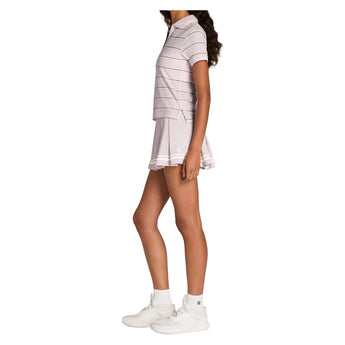 Women's Club Horizontal Stripe Tennis Polo Lilac Ash, Wilson, Tennis Express, WW00306Z044001-F26-6