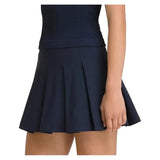 Women's Classic Pleated Mini Tennis Skort Classic Navy-Apparel-Wilson-WW00311411DBC-S25-1-Tennis Express