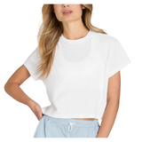 Women's Harper Crop Tennis Tee Bright White,Apparel,Wilson,Bright White,XS,Tennis Express,WW00367W001001-3