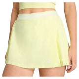 Women's Cross Court Tennis Skort,Apparel,Wilson,Y008001 Tender Yellow,XS,Tennis Express,WW00435-y-3