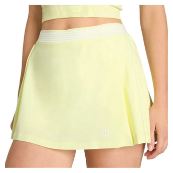 Women's Cross Court Tennis Skort,Apparel,Wilson,Y008001 Tender Yellow,XS,Tennis Express,WW00435-y-3
