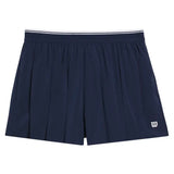 Women's Velocity 2 Inch Pleated Lined Tennis Short,Apparel,Wilson,DBC Classic Navy,XS,Tennis Express,WW00470511-dbc-1