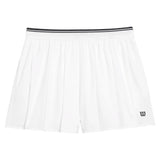 Women's Velocity 2 Inch Pleated Lined Tennis Short,Apparel,Wilson,WTA Bright White,XS,Tennis Express,WW00470511-wta-1