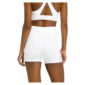 Women's Baseline Ball Tennis Short Bright White-Apparel-Wilson-WW00553531-WTAF25-1-Tennis Express