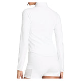 Women's Baseline Half-Zip Tennis Top Bright White-Apparel-Wilson-, [current_file_name-Tennis Express