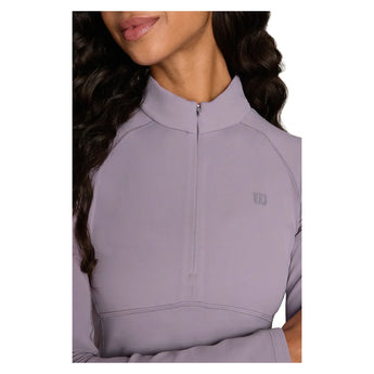 Women's Advantage Tennis Half-Zip Purple Ash, Wilson, Tennis Express, WW00556L019001-F26-3