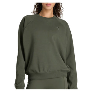 Women's Classic Long Sleeve Tennis Crew Grape Leaf-Apparel-Wilson-WW00562E033001-Tennis Express