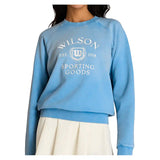 Women's Classic Tennis Crew Ally Blue,Apparel,Wilson,Ally Blue,XS,Tennis Express,WW00562U112001-F26-3