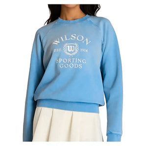 Women's Classic Tennis Crew Ally Blue,Apparel,Wilson,Ally Blue,XS,Tennis Express,WW00562U112001-F26-3