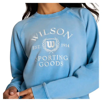 Women's Classic Tennis Crew Ally Blue,Apparel,Wilson,,,Tennis Express,WW00562U112001-F26-6