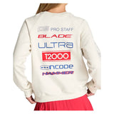 Women's Classic Tennis Crew Sandrift and Varsity Red,Apparel,Wilson,,,Tennis Express,WW00562W002005-F26-4
