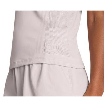 Women's Pro Seamless Tennis Tee Lilac Ash, Wilson, Tennis Express, WW00593L013001-F26-3