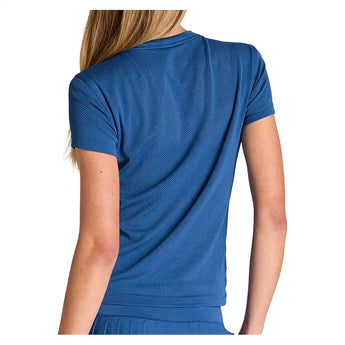 Women's Pro Seamless Tennis Tee Blue Quartz,Apparel,Wilson,,,Tennis Express,WW00593U043001-F26-4