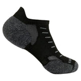 Experia Techfit Light Cushion No Show Tab Multisport Socks Black Solid-Socks-Thorlo-XCTU01-001-1-Tennis Express