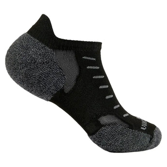 Experia Techfit Light Cushion No Show Tab Multisport Socks Black Solid-Socks-Thorlo-XCTU01-001-1-Tennis Express