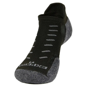 Experia Techfit Light Cushion No Show Tab Multisport Socks Black Solid-Socks-Thorlo-XCTU01-001-Tennis Express