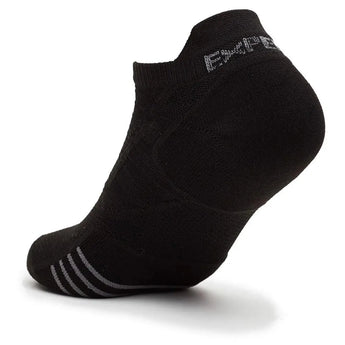 Experia Ultra Light Cushion No Show Tab Tennis Socks Black-Socks-Thorlo-XPTU01-001-2-Tennis Express