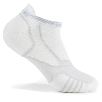 Experia Ultra Light Cushion No Show Tab Tennis Socks White-Socks-Thorlo-XPTU01-100-3-Tennis Express