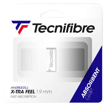 X-Tra Feel Replacement Tennis Grip, Tecnifibre, White, Tennis Express, XTRAFEEL-WHITE-1