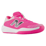 Juniors' 996v6 Tennis Shoes Pink Salt and Heat,Footwear,New Balance,Pink Salt/Heat,10.5C,Tennis Express,Y9965QY