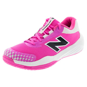 Juniors' 996v6 Tennis Shoes Pink Salt and Heat,Footwear,New Balance,Pink Salt/Heat,10.5C,Tennis Express,Y9965QYcopy