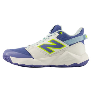 Juniors' Coco CG2 Tennis Shoes Sea Salt and Glint Blue-Footwear-New Balance-YCOCO4YN-1-Tennis Express