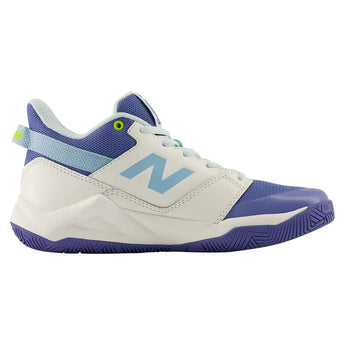 Juniors' Coco CG2 Tennis Shoes Sea Salt and Glint Blue-Footwear-New Balance-YCOCO4YN-2-Tennis Express