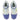 Juniors' Coco CG2 Tennis Shoes Sea Salt and Glint Blue-Footwear-New Balance-YCOCO4YN-3-Tennis Express
