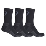 Training Crew Socks 3 Pack,Socks,Asics,0090 Black,S,Tennis Express,ZK2458-Black