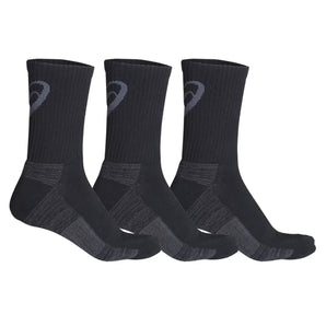 Training Crew Socks 3 Pack,Socks,Asics,0090 Black,S,Tennis Express,ZK2458-Black