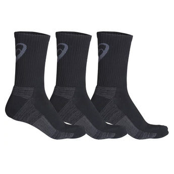 Training Crew Socks 3 Pack,Socks,Asics,0090 Black,S,Tennis Express,ZK2458-Black