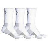 Training Crew Socks 3 Pack,Socks,Asics,0001 White,S,Tennis Express,ZK2458-White
