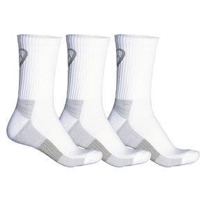 Training Crew Socks 3 Pack,Socks,Asics,0001 White,S,Tennis Express,ZK2458-White