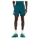 Men's Tournament Novelty Tennis Short Medusa Green,Apparel,New Balance,,,Tennis Express,mb6120hxaav