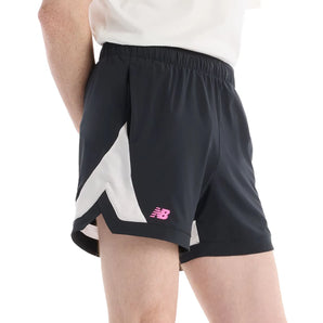Men's Tournament Novelty Tennis Short Black,Apparel,New Balance,Black,S,Tennis Express,mb6120hxbk_3